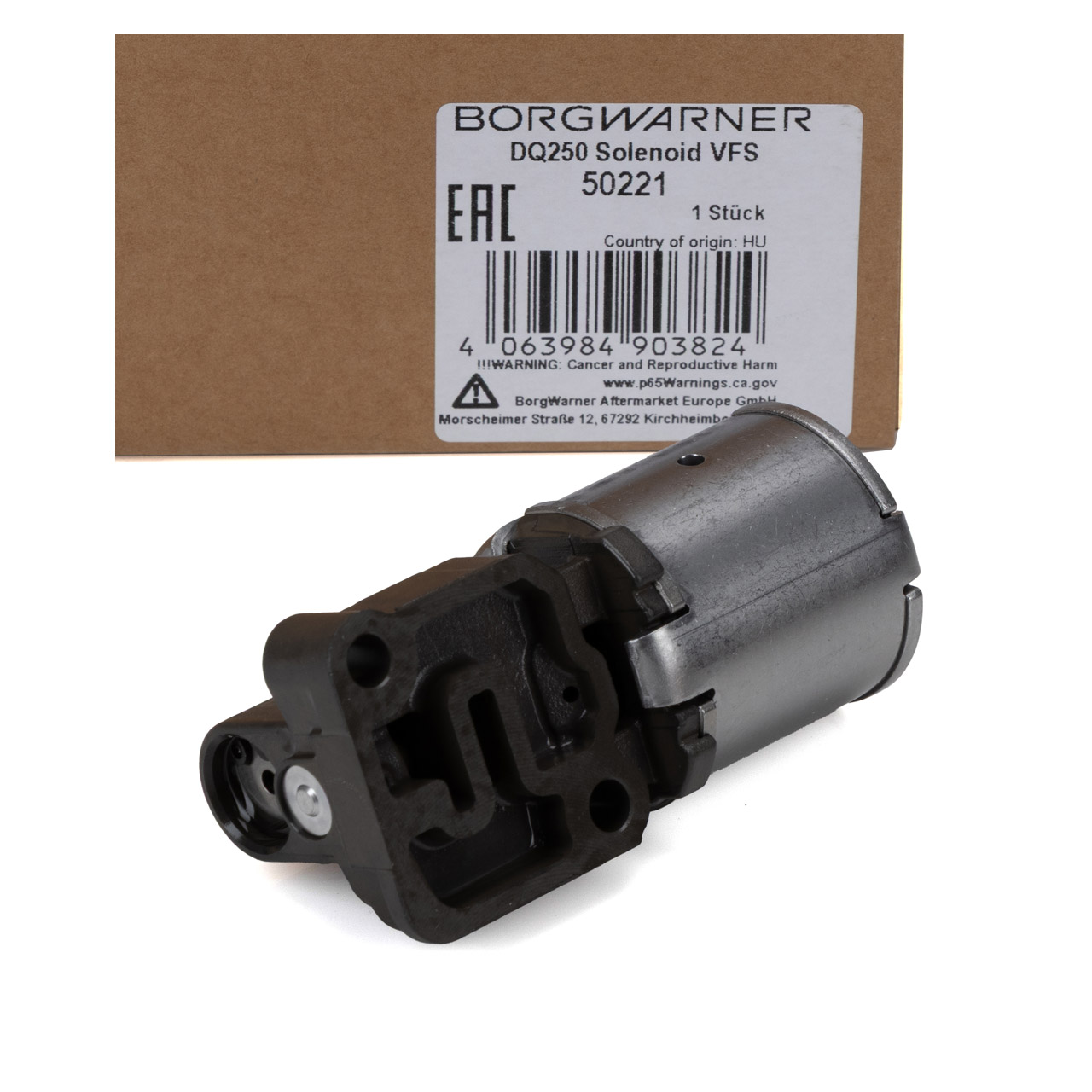 BORGWARNER 50221 Shift Valve for Automatic Transmissions for VW Golf 5-7, Audi A3, Audi A4, and SEAT Leon DQ250