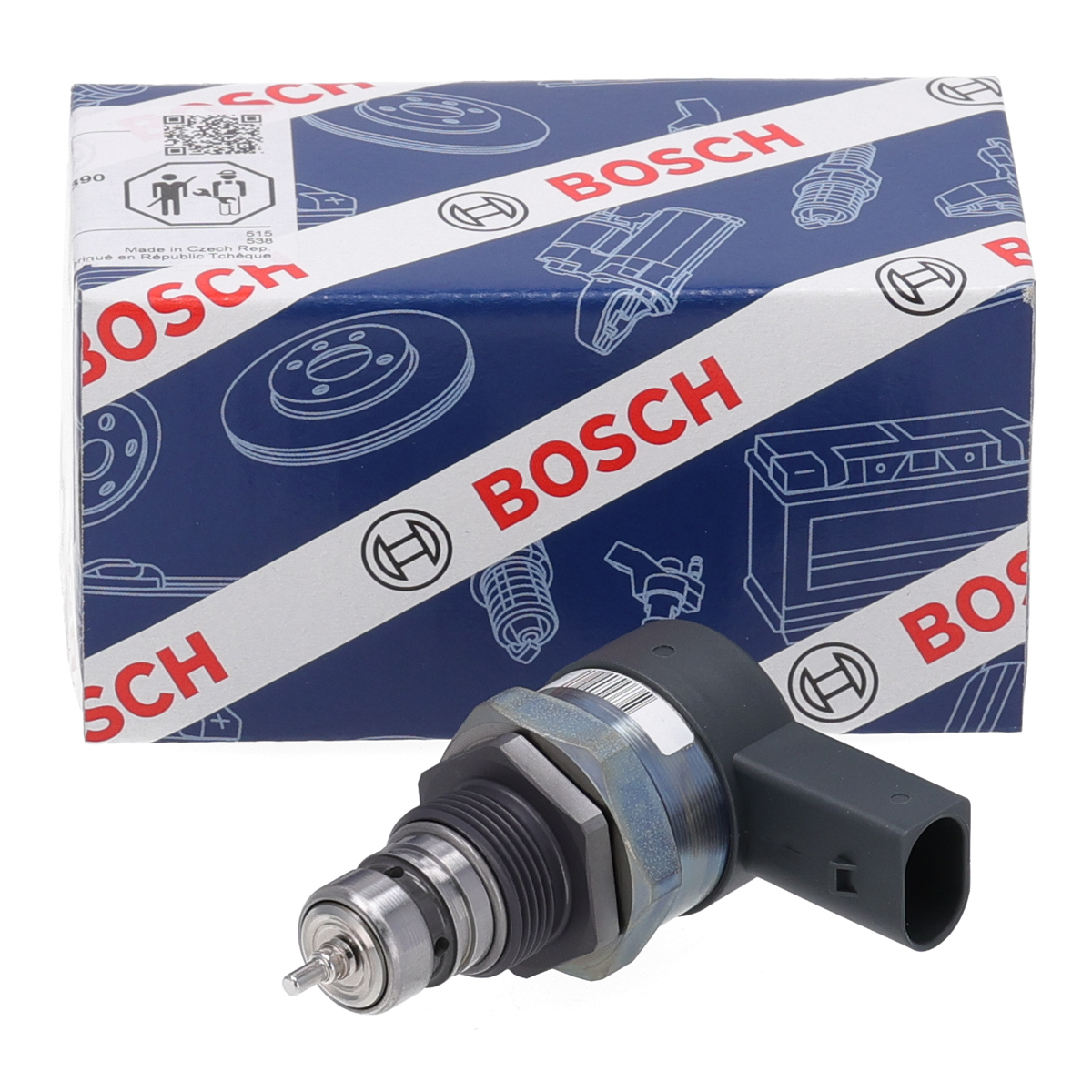 BOSCH 0281006253 Common Rail System Pressure Regulator Valve for AUDI, PORSCHE, and VW 3.0/4.2 TDI