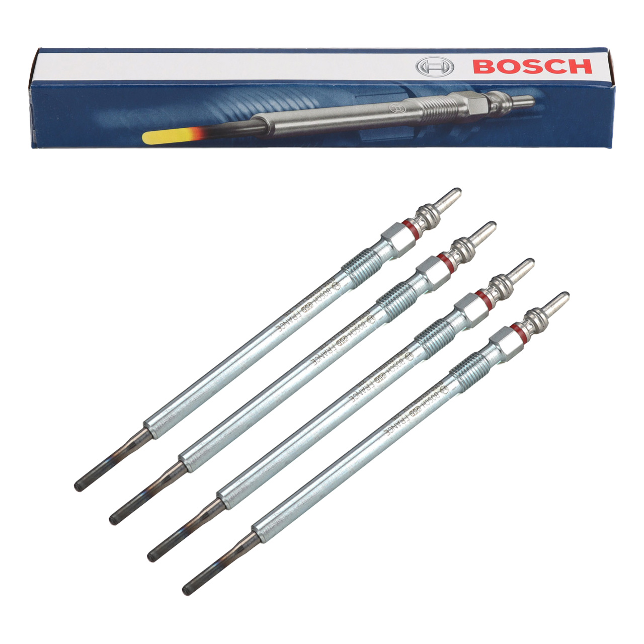 4x BOSCH GLP2-HS GLP202 Glow Plug for MERCEDES W169 W245 160/180/200 CDI OM640