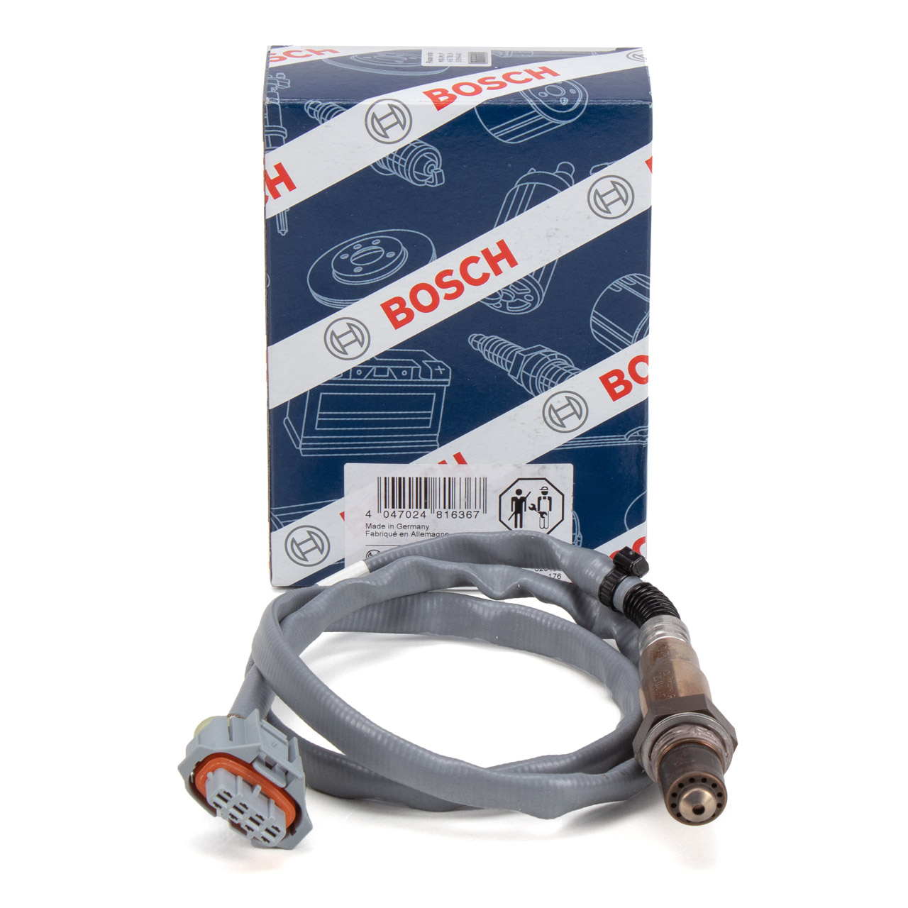 BOSCH 0258010177 Lambdasonde NACH Kat für PORSCHE Panamera 3.0 3.6 4.8 links 97060617301