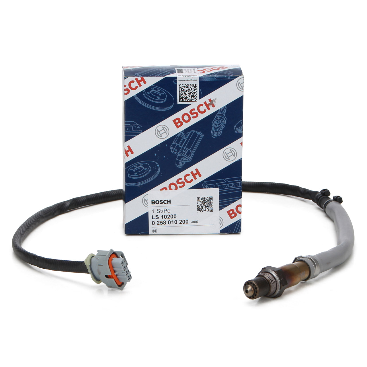 BOSCH 0258010200 Lambdasonde NACH Kat f&uuml;r PORSCHE 997 3.8 Turbo / S 500/530 PS 9A160613801