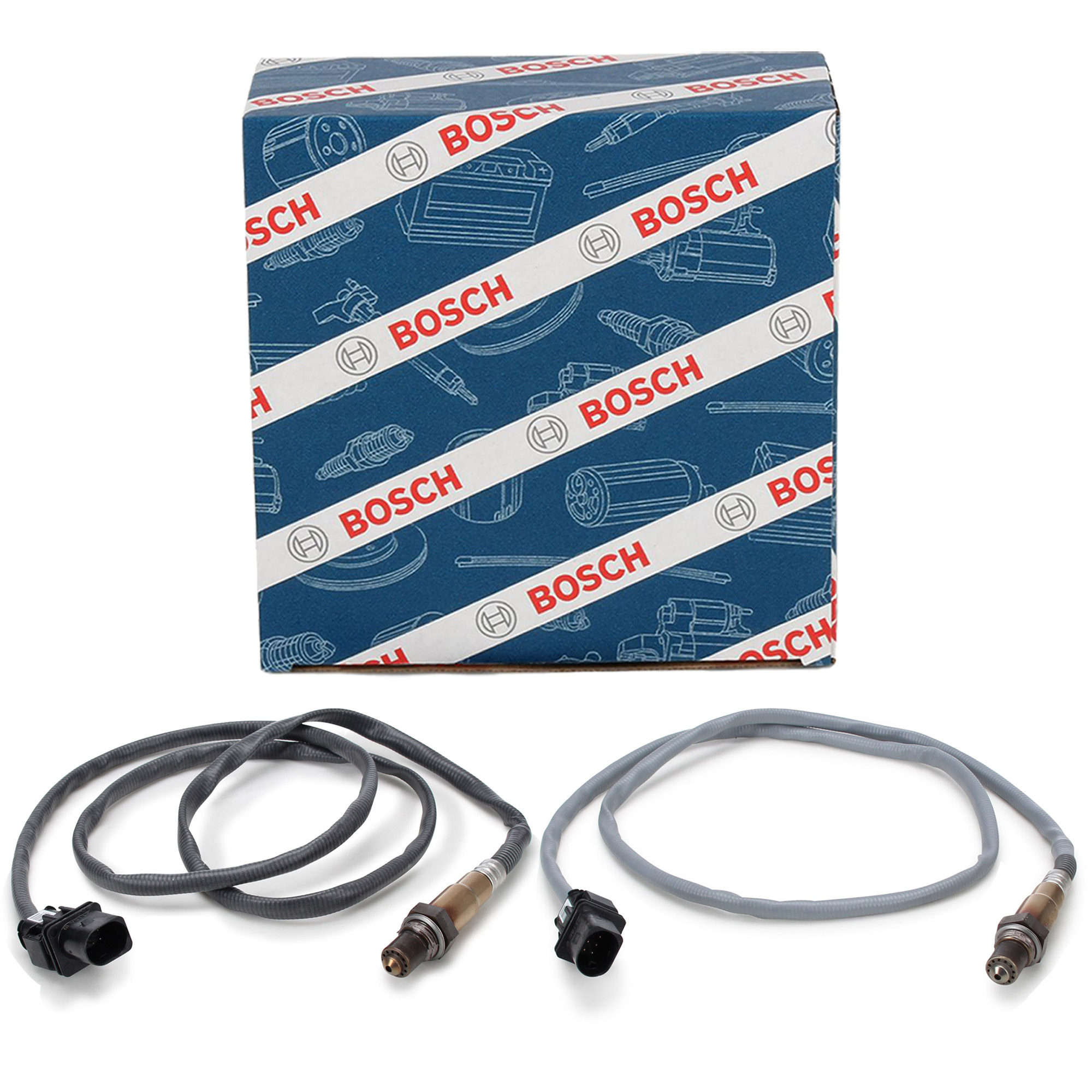 2x BOSCH Pre-Catalytic Converter Lambda Sensor for BMW E82/88 135i, 1M, E90-93 335i, Z4 E89 sDrive35i/is (N54)