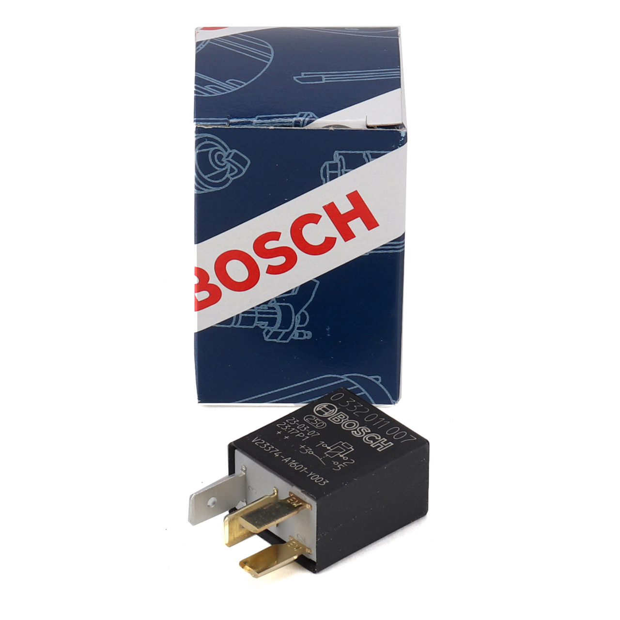 BOSCH 0332011007 Multifunktionsrelais 12V 30A für AUDI MERCEDES OPEL PORSCHE SEAT SKODA VW