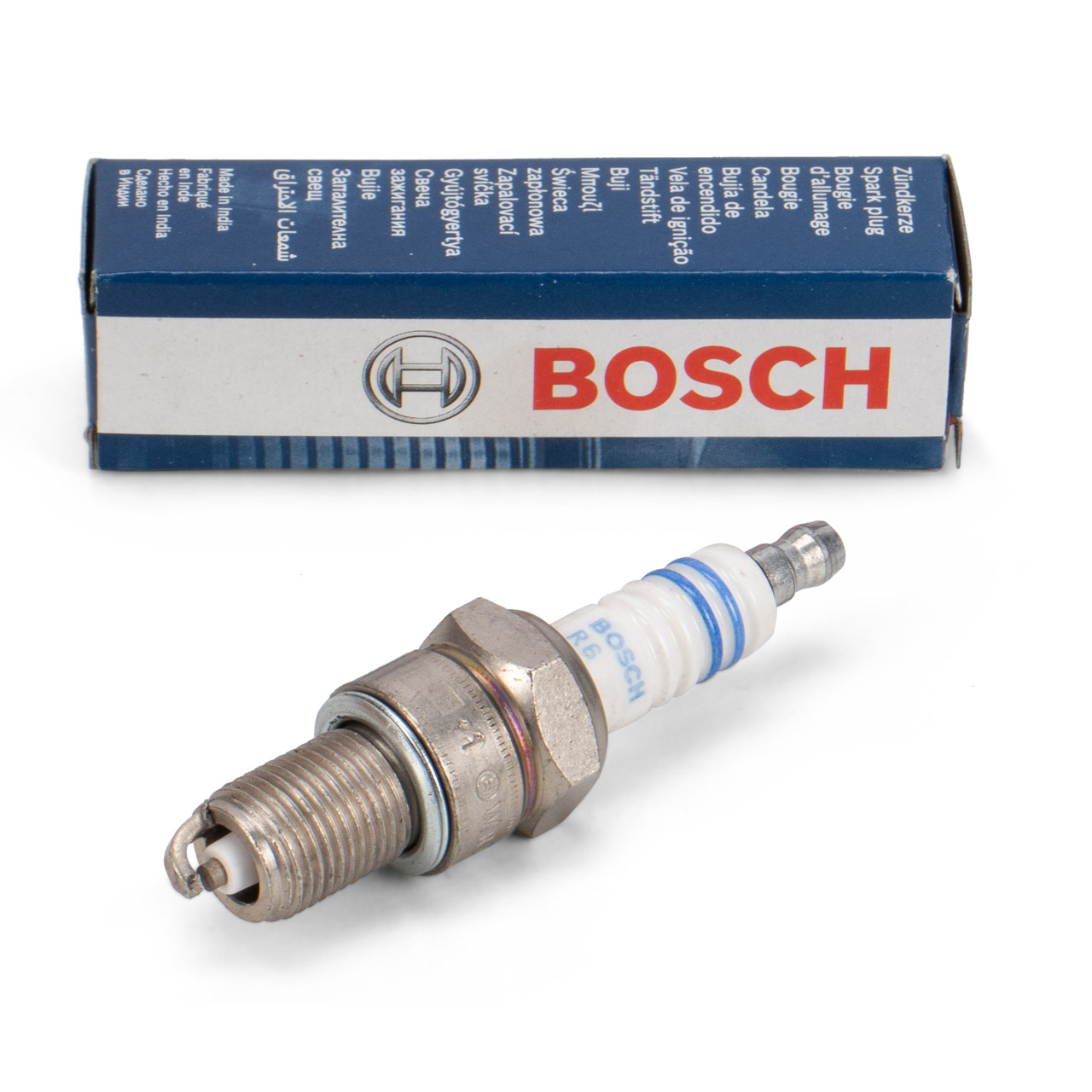 BOSCH WR7DC+ +1 0242235663 Zündkerze für AUDI PORSCHE SEAT SKODA VW 101000005AB