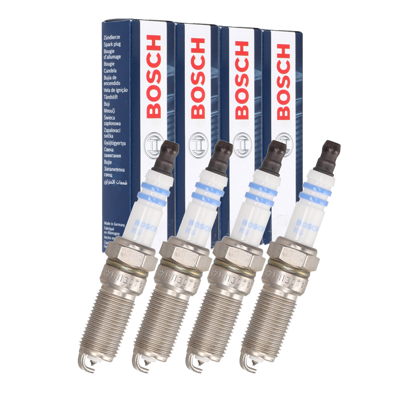 4x BOSCH 0242236678 Z&uuml;ndkerze f&uuml;r FORD Focus 3 ST/RS Galaxy Mondeo 4 5 S-Max 2.0 EcoBoost