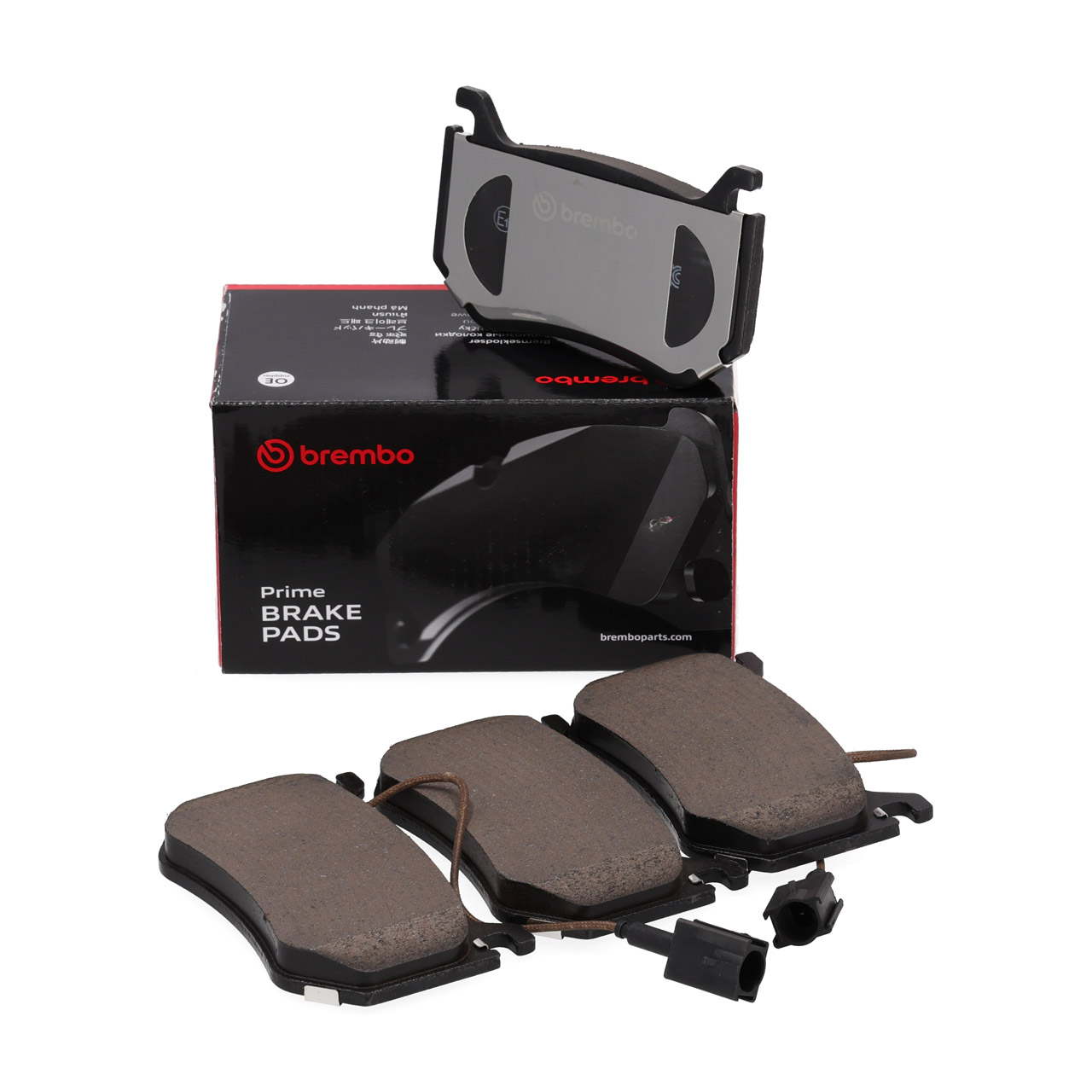 BREMBO Bremsbel&auml;ge + Warnsensor f&uuml;r ALFA ROMEO Giulia 952_ Stelvio 949_ 2.9 hinten