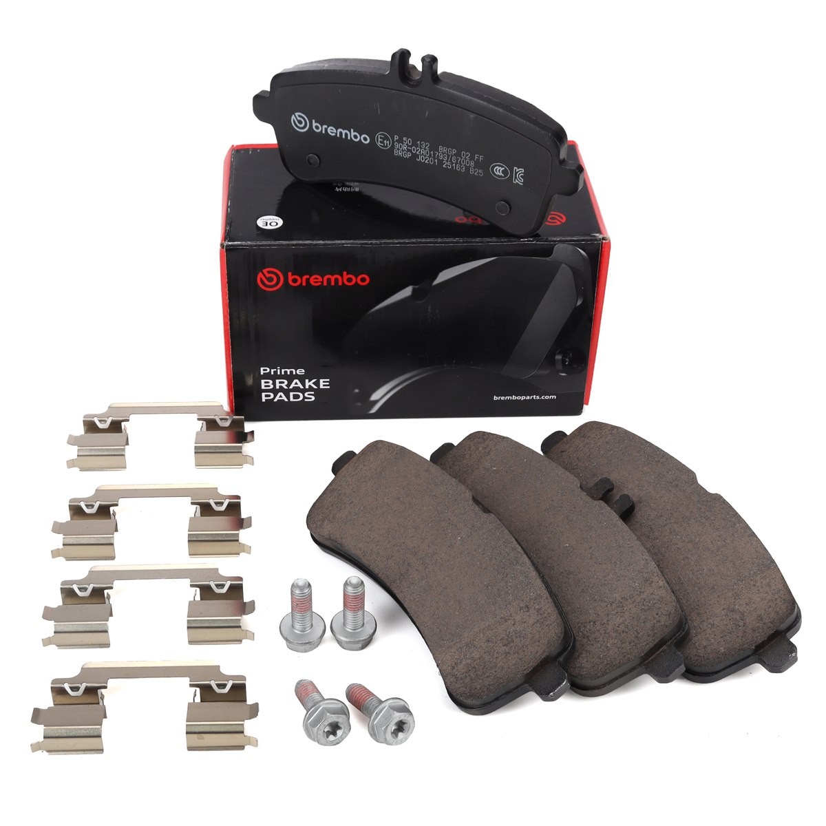 BREMBO P50132 Brake Pads for MERCEDES W205, W222, A217, C217, R231, 63 AMG GT (Rear)