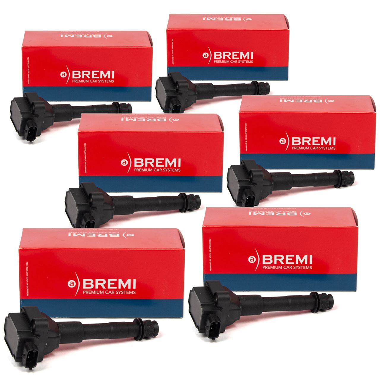 6x BREMI 20550 Zündspule für PORSCHE 996 997 Boxster Cayman (986 987) 99760210404