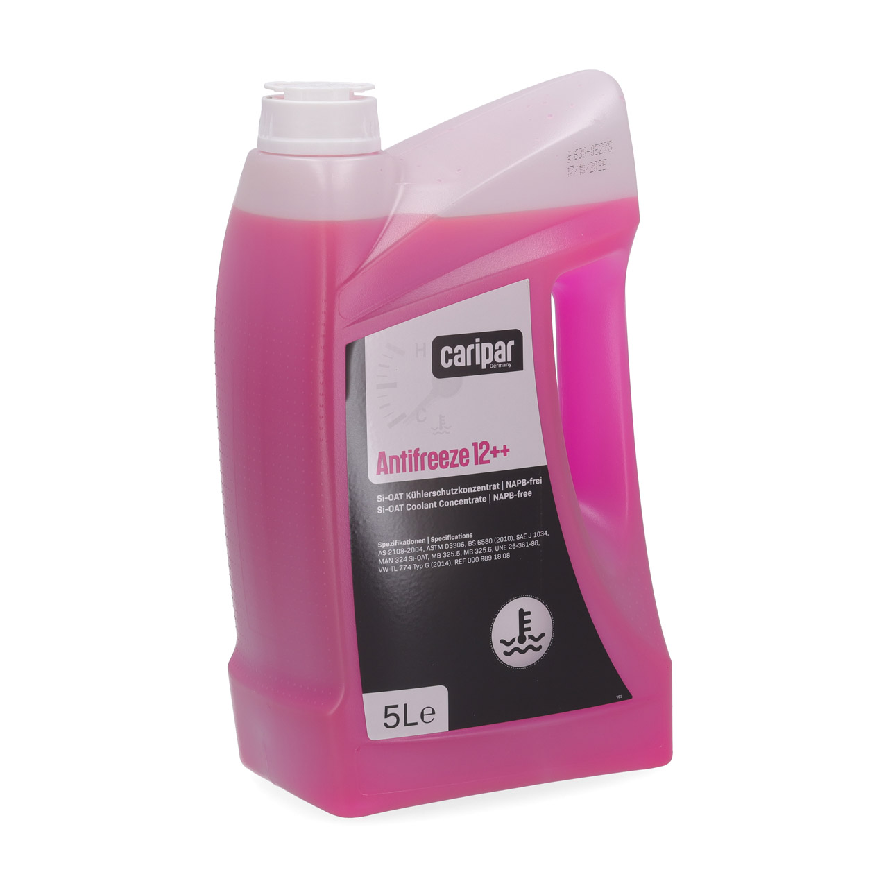 5L CARIPAR ANTIFREEZE 12++ K&uuml;hlerfrostschutz Konzentrat f&uuml;r MERCEDES-BENZ 0009891808