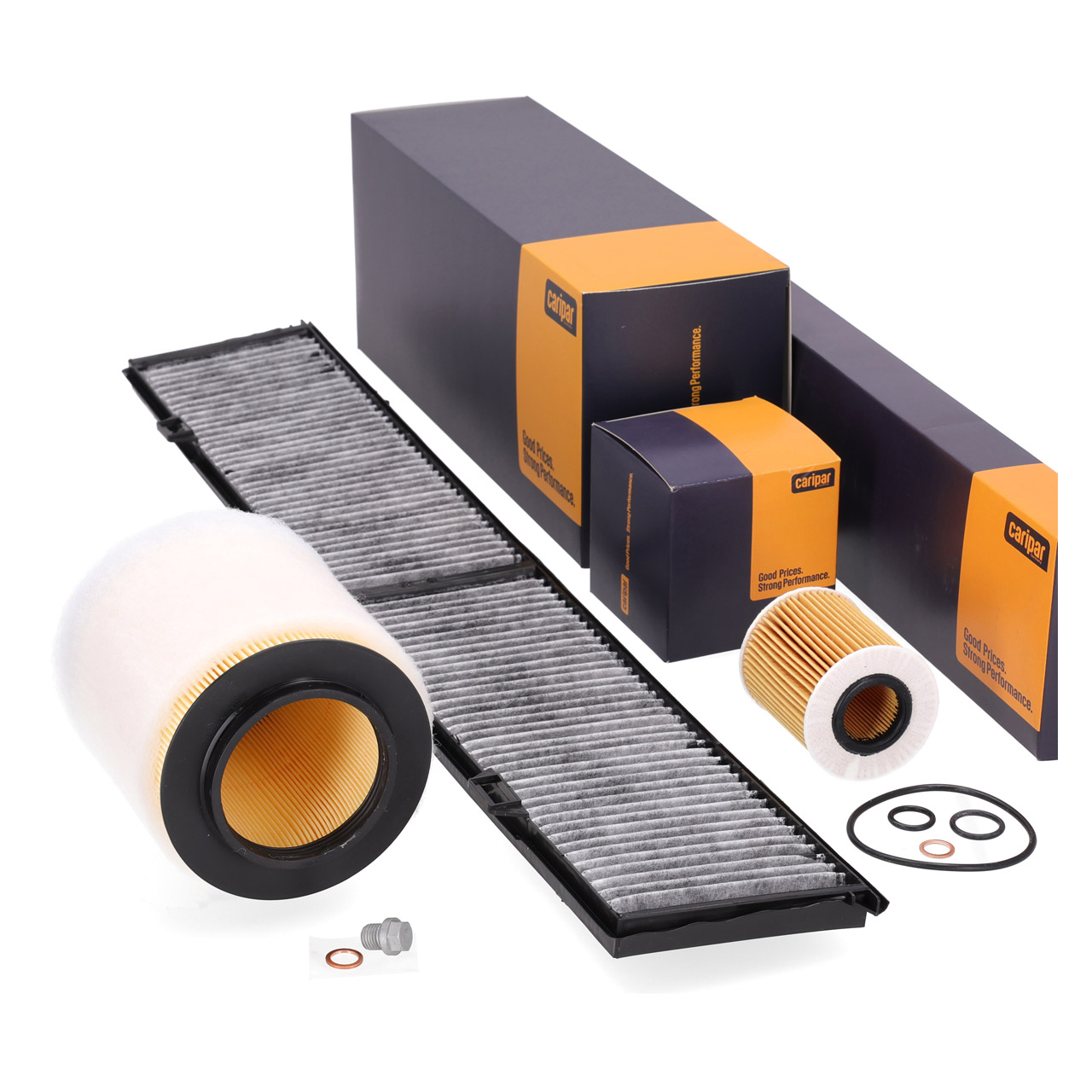 CARIPAR Filterset f&uuml;r BMW 1er E81-88 116-120i 3er E90-93 318i 320i X1 E84 N43 N46