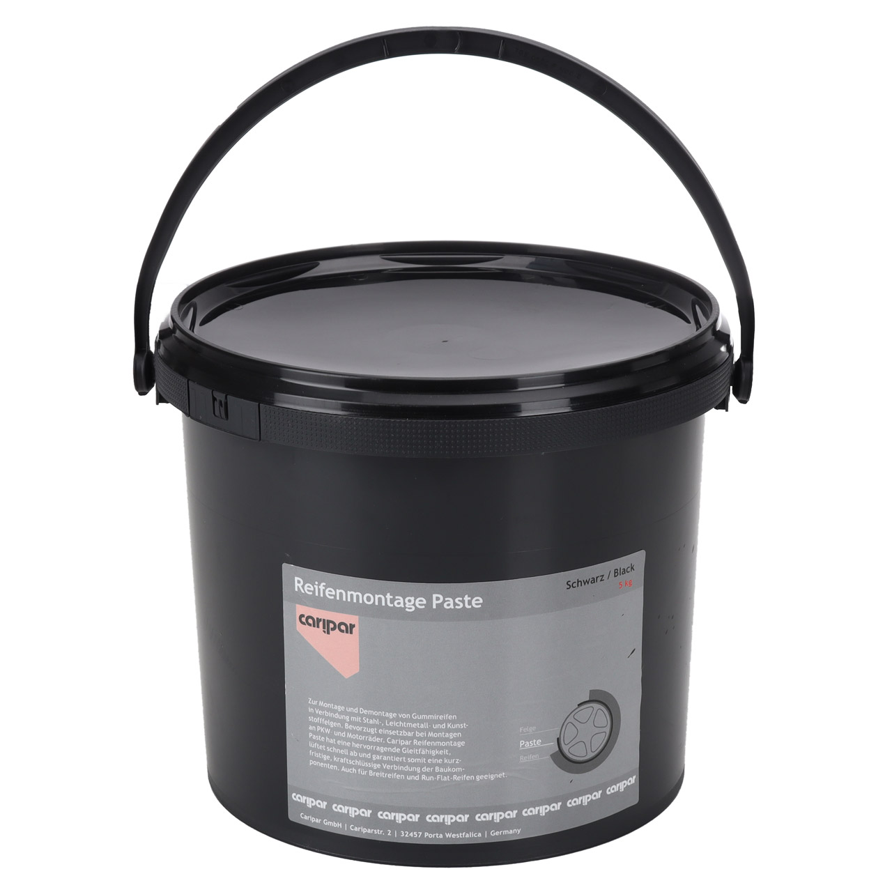 CARIPAR Tire Mounting Paste Tire Mounting Wax Paste Mounting Paste BLACK 5 kg