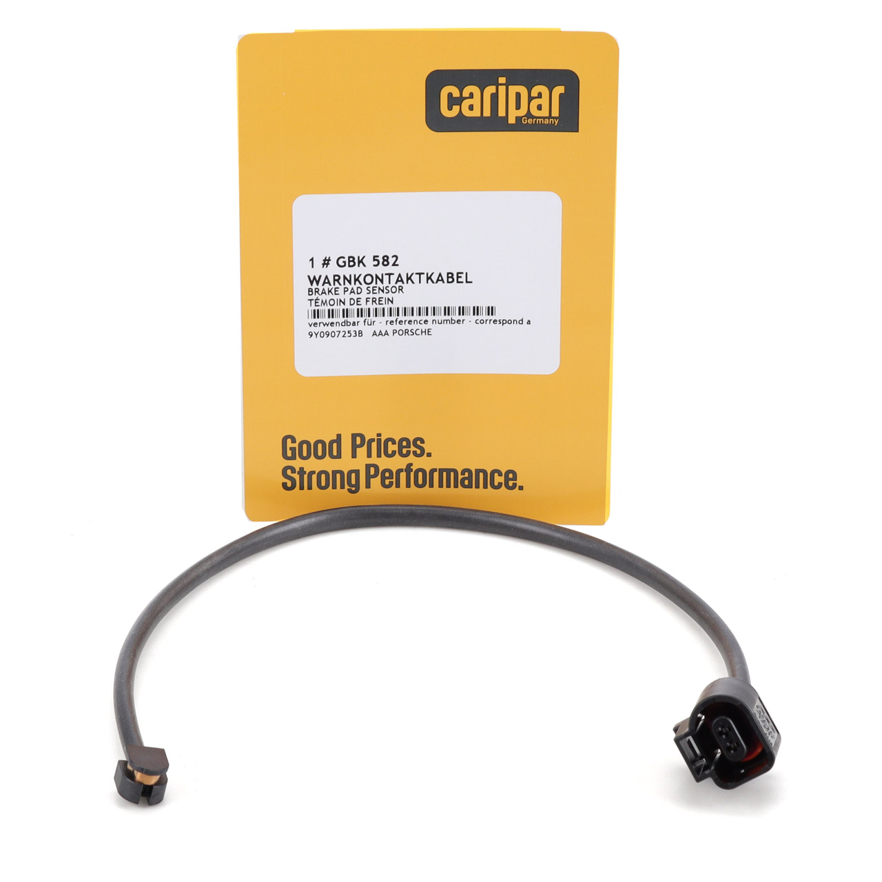 CARIPAR Warnkontaktkabel für PORSCHE Cayenne (9YA 9YB) ab 2018 vorne 9Y0907253B