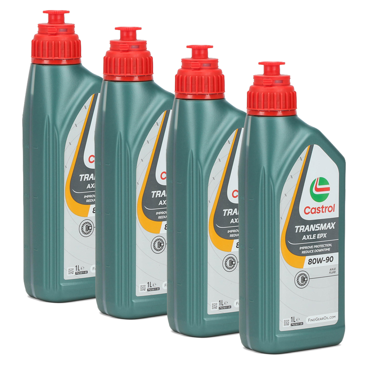 4L 4 liters CASTROL TRANSMAX AXLE EPX 80W-90 Gear Oil, Axle Gear Oil, API GL-5