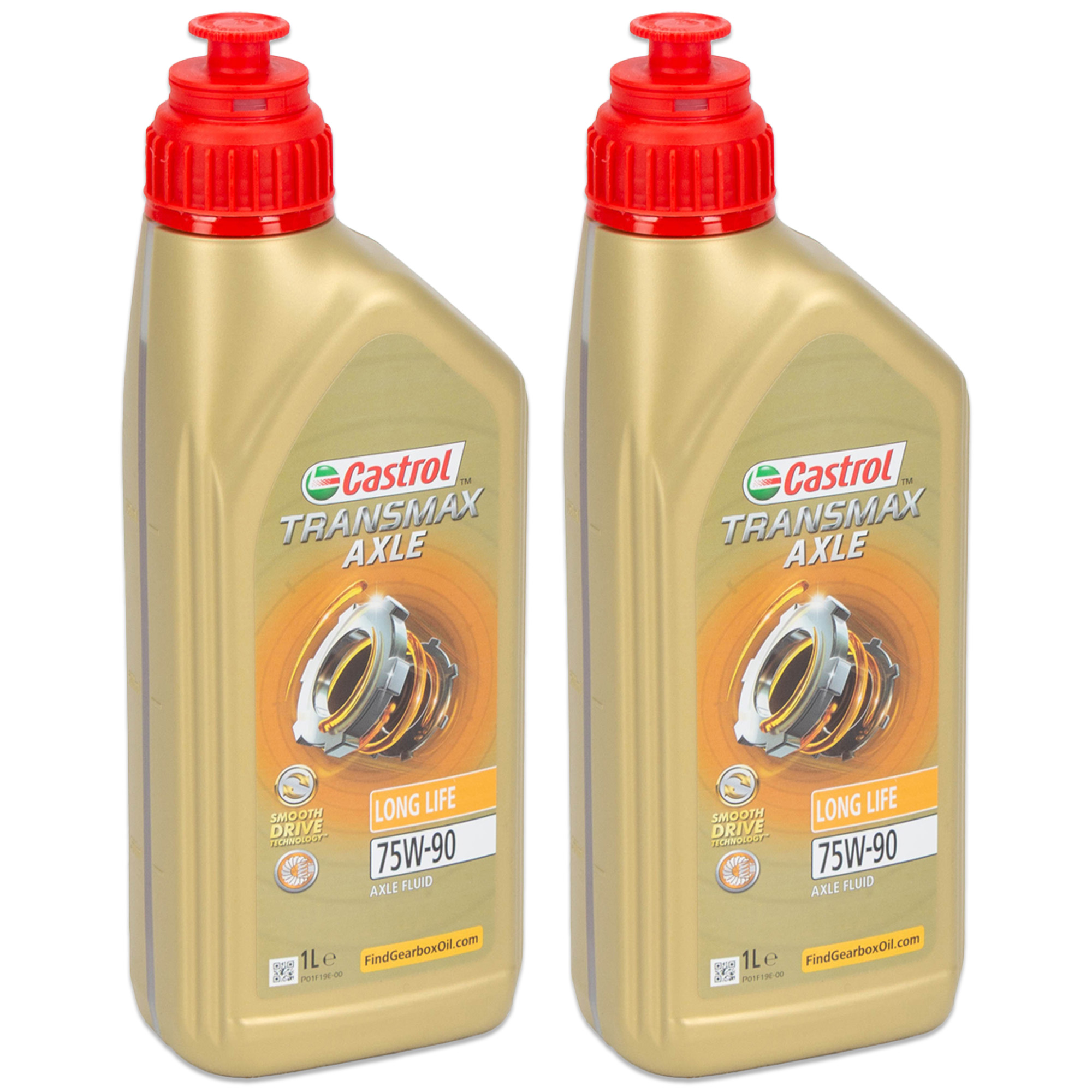 2L 2-liter CASTROL TRANSMAX AXLE LONG LIFE 75W-90 Axle Gear Oil API GL-5