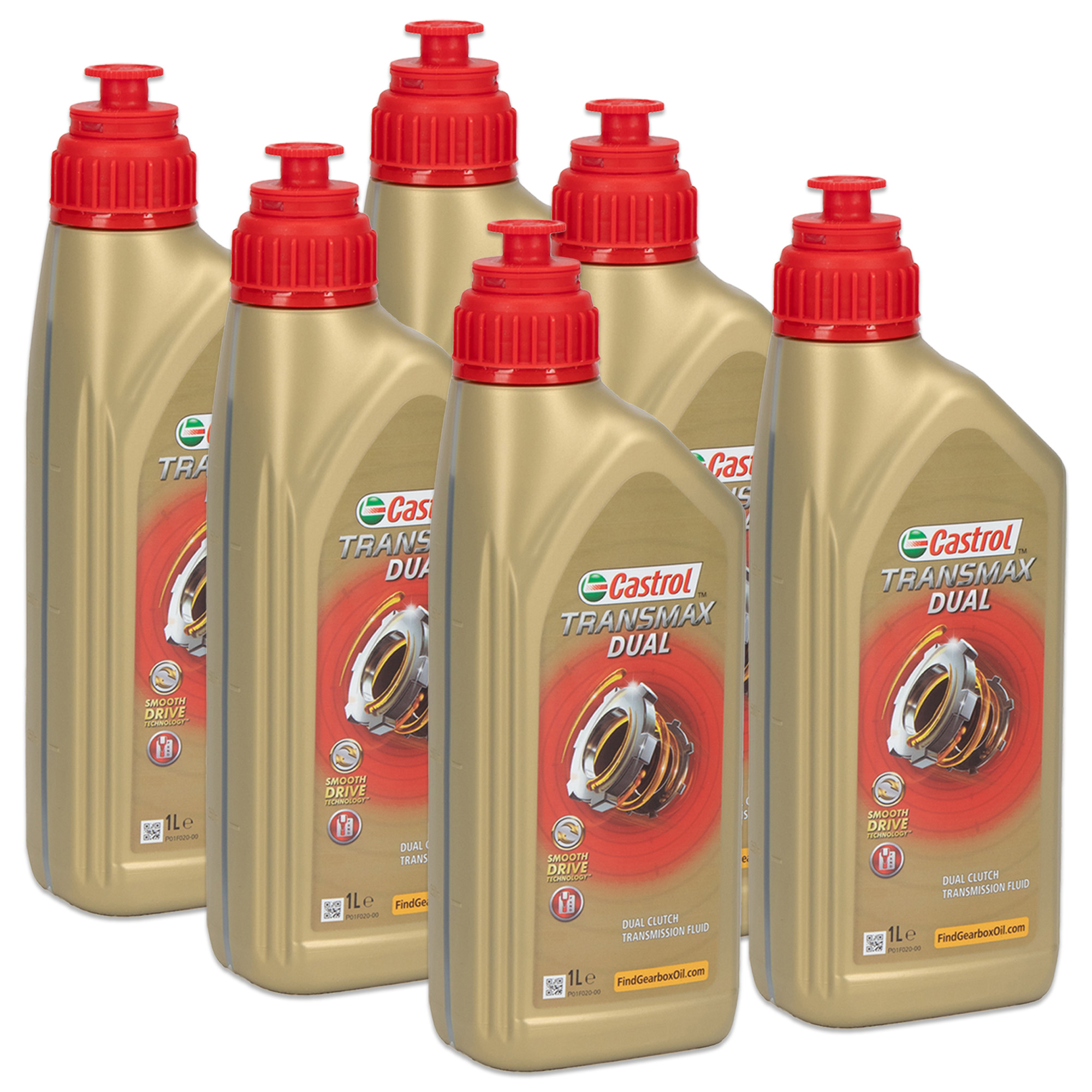 6L 6 Liter CASTROL TRANSMAX DUAL Doppelkupplungsgetriebe&ouml;l f&uuml;r VAG FORD PSA
