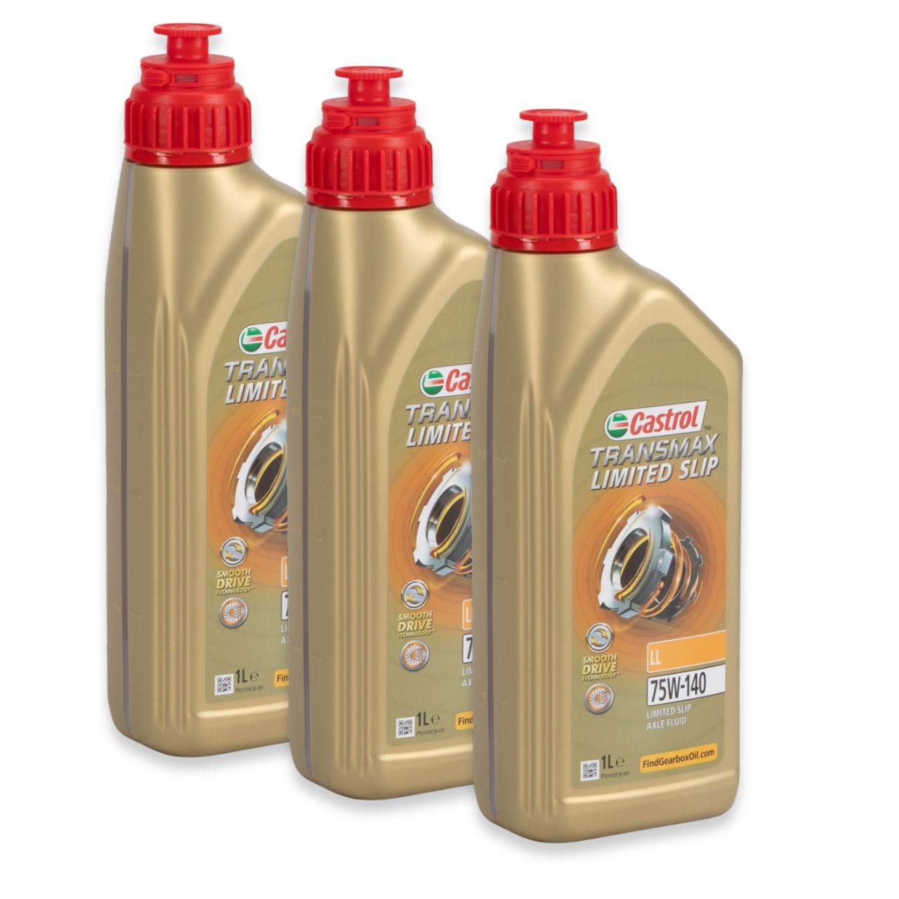 3L 3 Liter CASTROL TRANSMAX LIMITED SLIP LL 75W-140 Achsgetriebe&ouml;l API GL-5 f&uuml;r MB 235.61