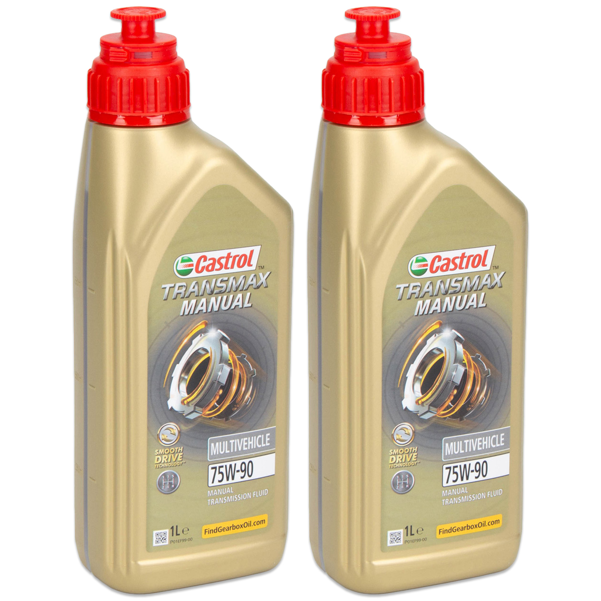 2L 2 Liter CASTROL TRANSMAX MANUAL MULTIVEHICLE 75W-90 Schaltgetriebe&ouml;l API GL-4