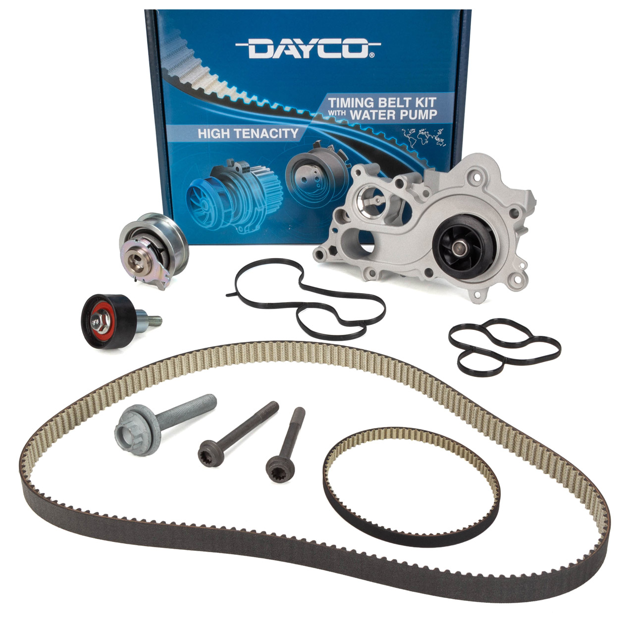 DAYCO KTBWP8191 Zahnriemensatz + Wasserpumpe f&uuml;r VW Golf 7 8 Passat B8 Tiguan 1.4 TSI/GTE
