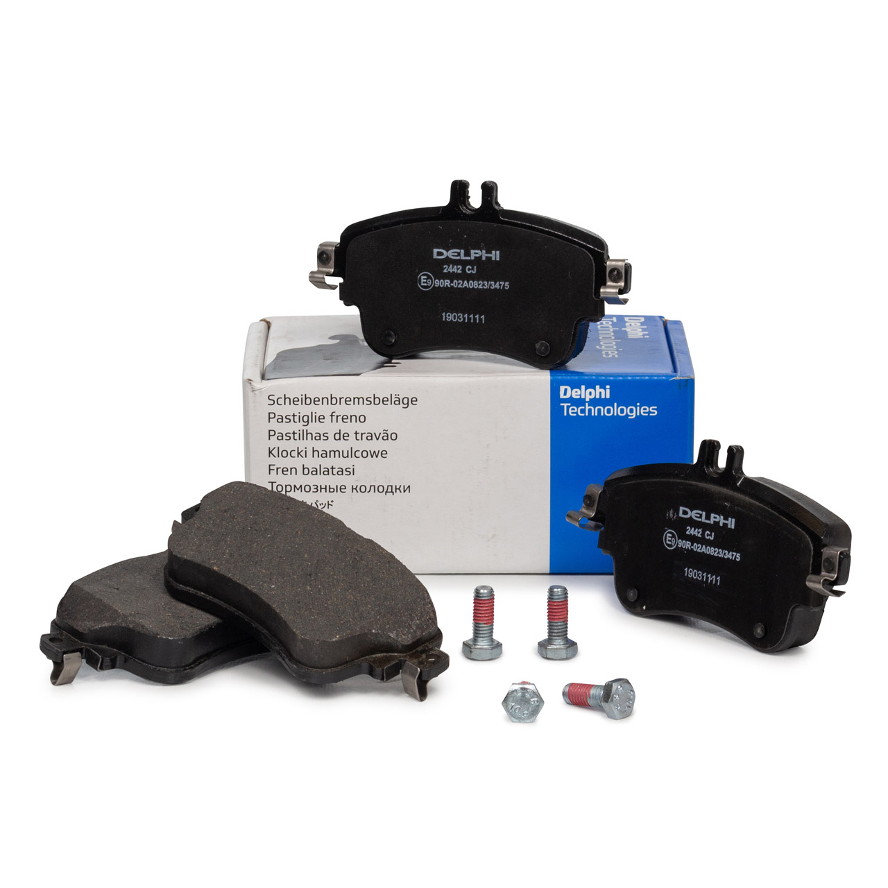 DELPHI Brake Pads for MERCEDES A-Class W176, B-Class W246, W242, and CLA C117 (Front)