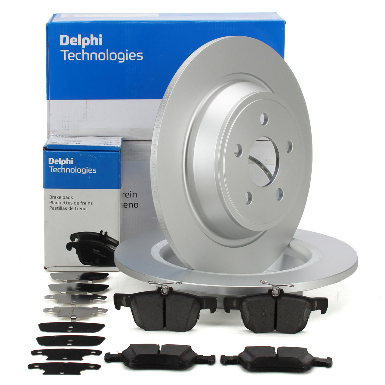 DELPHI Bremsscheiben + Bremsbeläge FORD Galaxy (CK) S-Max (CJ) 17 