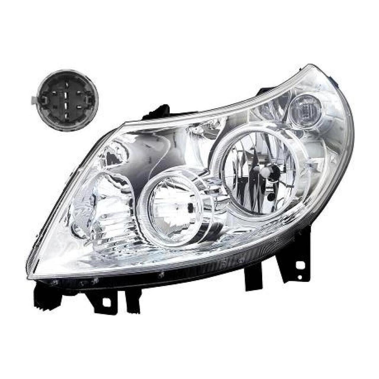 DIEDERICHS HALOGEN H7/H1 Hauptscheinwerfer f&uuml;r FIAT Ducato Jumper 3 Boxer links 6208A5