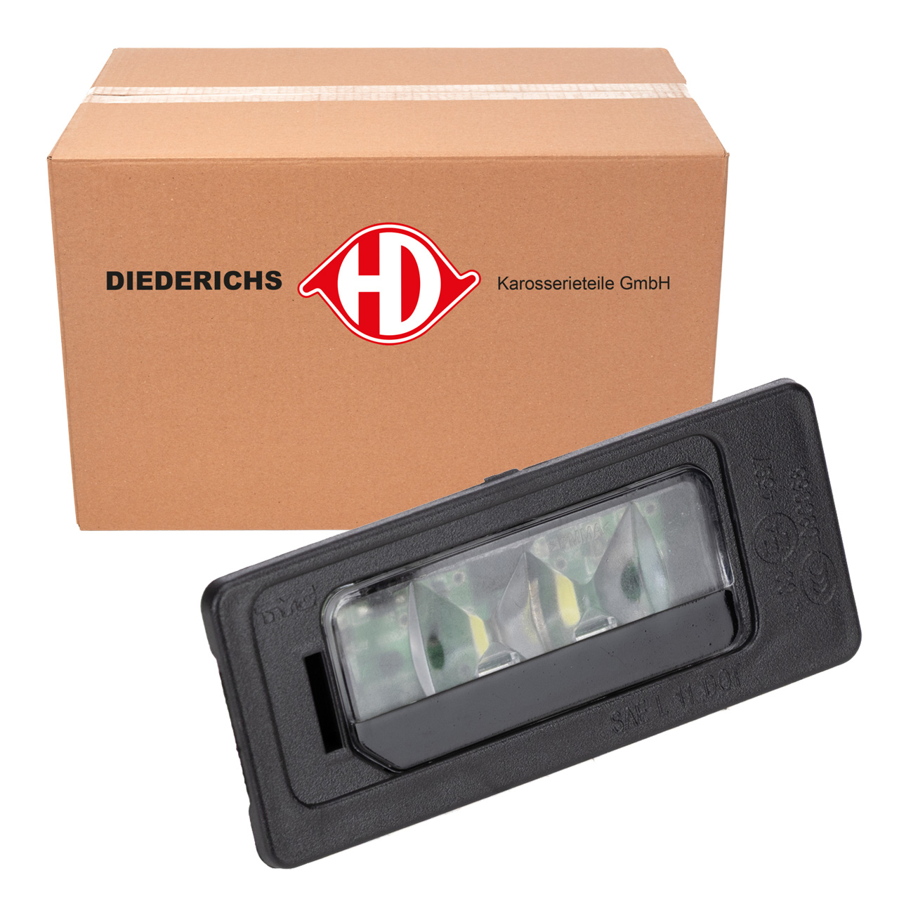 DIEDERICHS LED License Plate Light for VW Passat B7 B8, SKODA Fabia 3, SEAT (rear) 3AF943021B