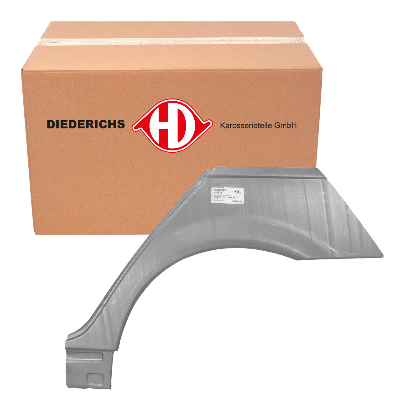 DIEDERICHS 9123131 Side Panel Wheel Arch Repair Panel for BMW 3 Series E46 Sedan, Rear Left