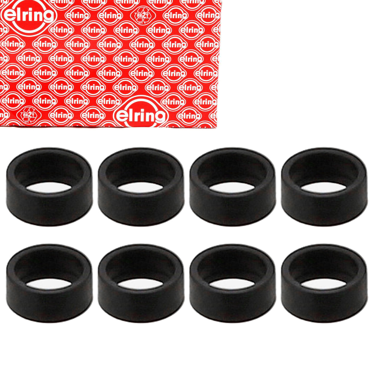 8x ELRING 456.900 Dichtring Einspritzventil f&uuml;r BMW F10 G30 F12 F13 F01-04 X5 X6 N63 S63