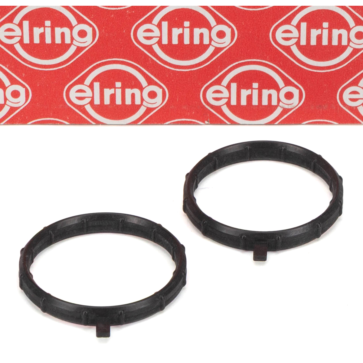 2x ELRING Thermostat Housing Gasket for PORSCHE Cayenne, Macan, Panamera 94810612402