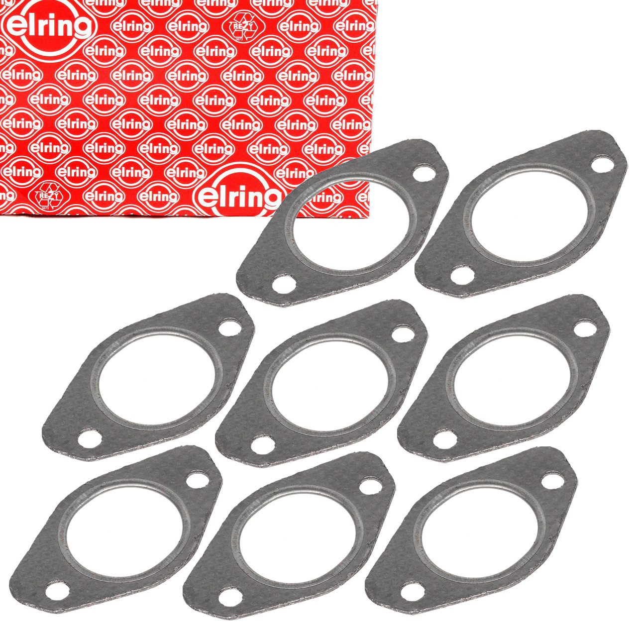8x ELRING 829.862 Exhaust Manifold Gasket for MERCEDES W463, W126, C126, R107, M117 1171420580