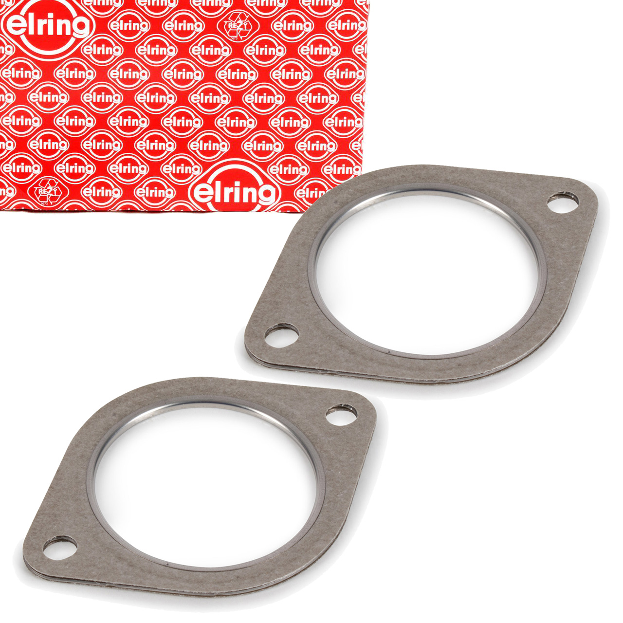 2x ELRING 725.360 Dichtung Abgasrohr f&uuml;r BMW E82 E88 E90/91/92/93 F01 X6 E71 F16 N54 N55