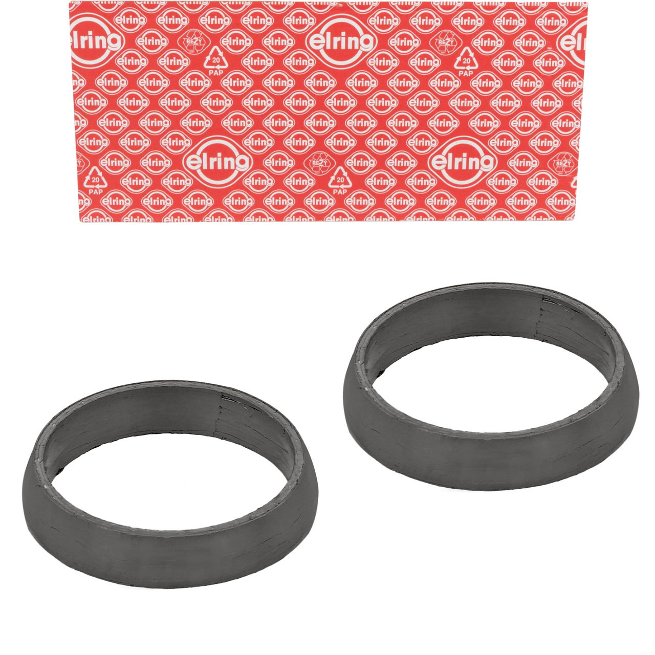 2x ELRING 738.320 Exhaust Pipe Gasket for BMW 3 Series E90-E93, E46 M3 S54 11627830668