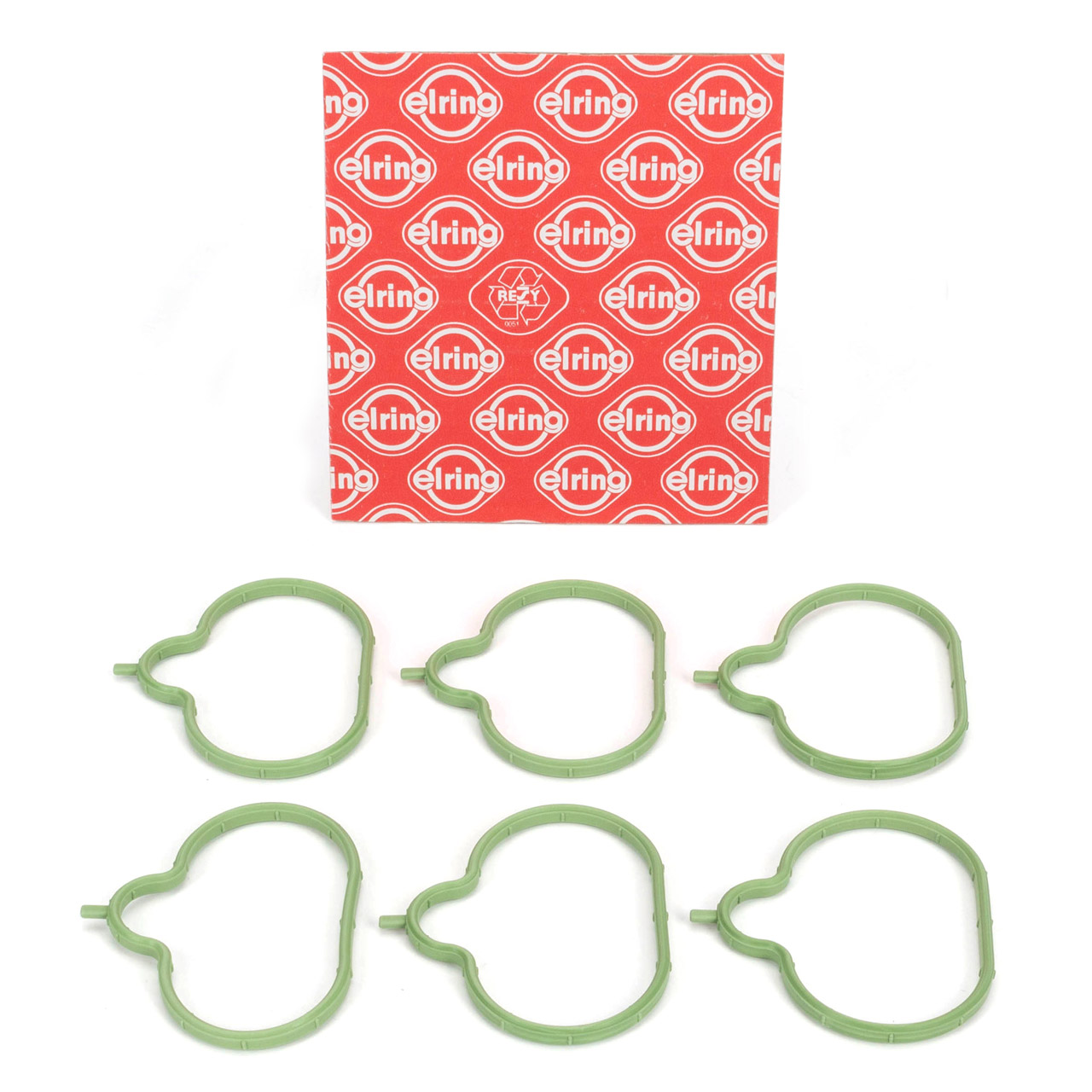 6x ELRING 378.062 Ansaugkr&uuml;mmerdichtung f&uuml;r PORSCHE 997 Boxster Cayman (987) 99711024702