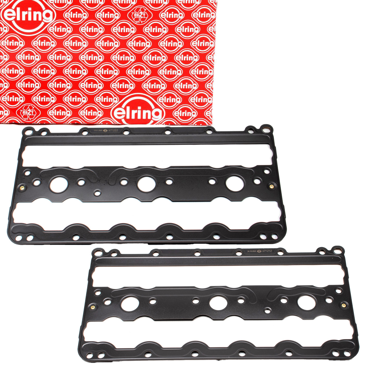 2x ELRING valve cover gasket for PORSCHE 996 997 3.6 S / Turbo / GT2 / RS 420&ndash;628 hp