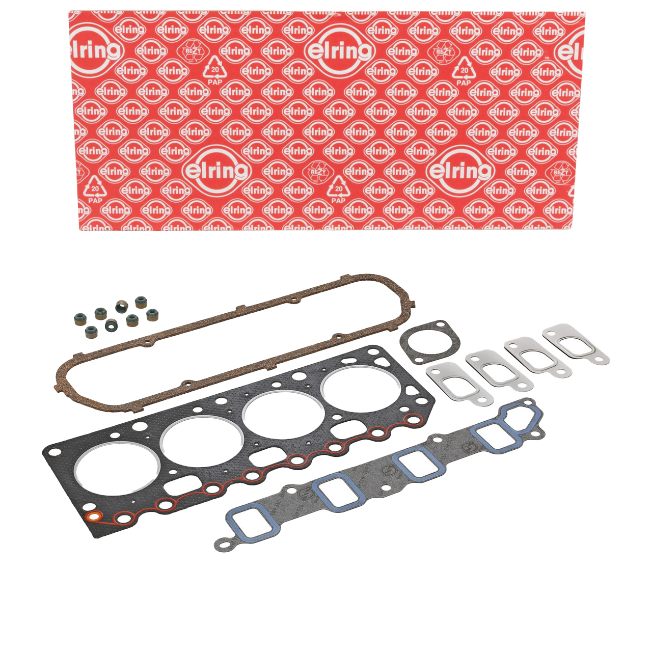 ELRING 766.704 Zylinderkopfdichtung Satz f&uuml;r FORD Courier Escort 4 5 1.6 HDi