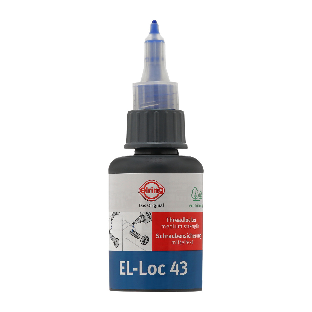 ELRING 954.000 EL-Loc 43 Schraubensicherung mittelfest BLAU -55&deg;C bis +180&deg;C 50ml