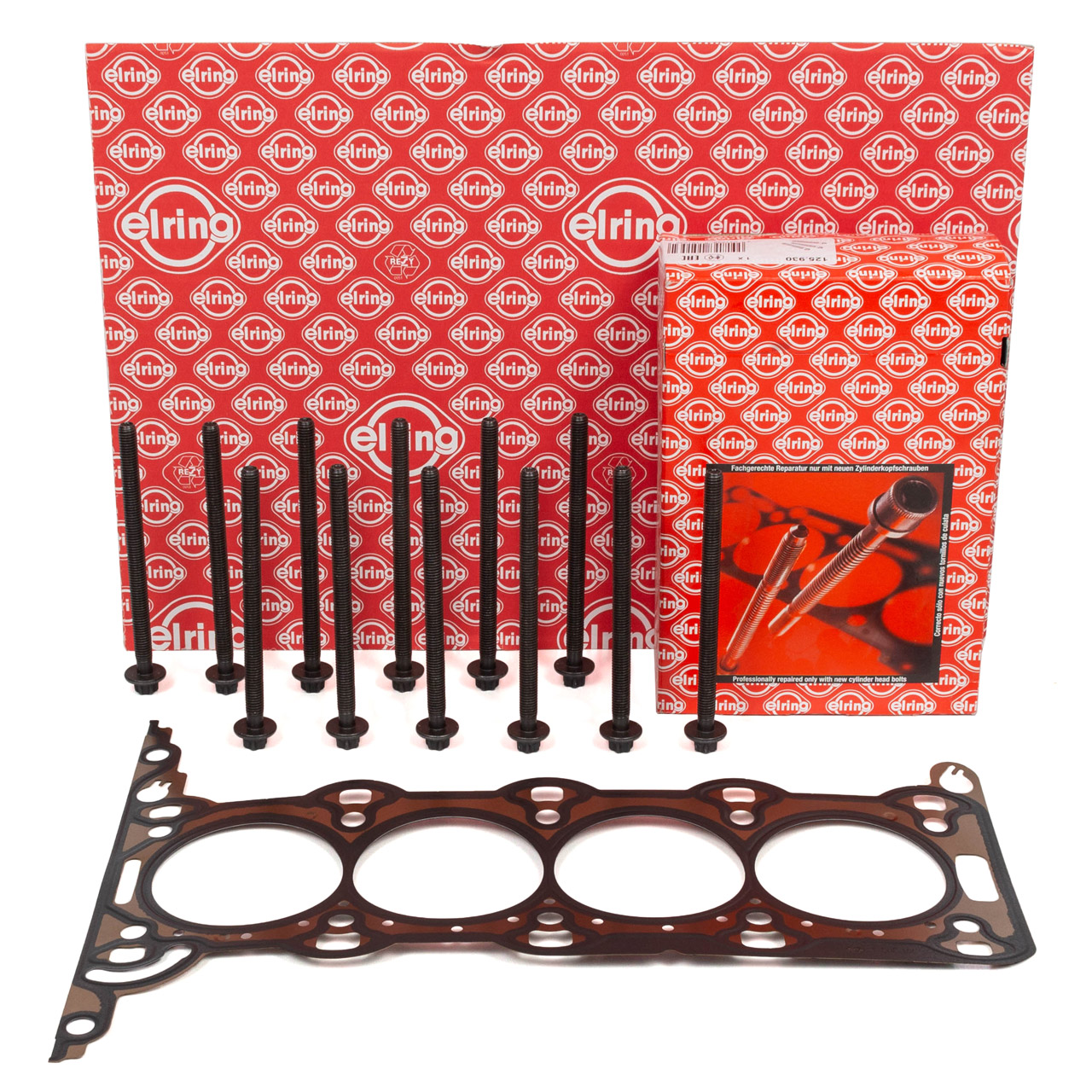 ELRING Zylinderkopfdichtung + Schrauben für OPEL Astra G H Corsa C D Meriva A B 1.2 1.4
