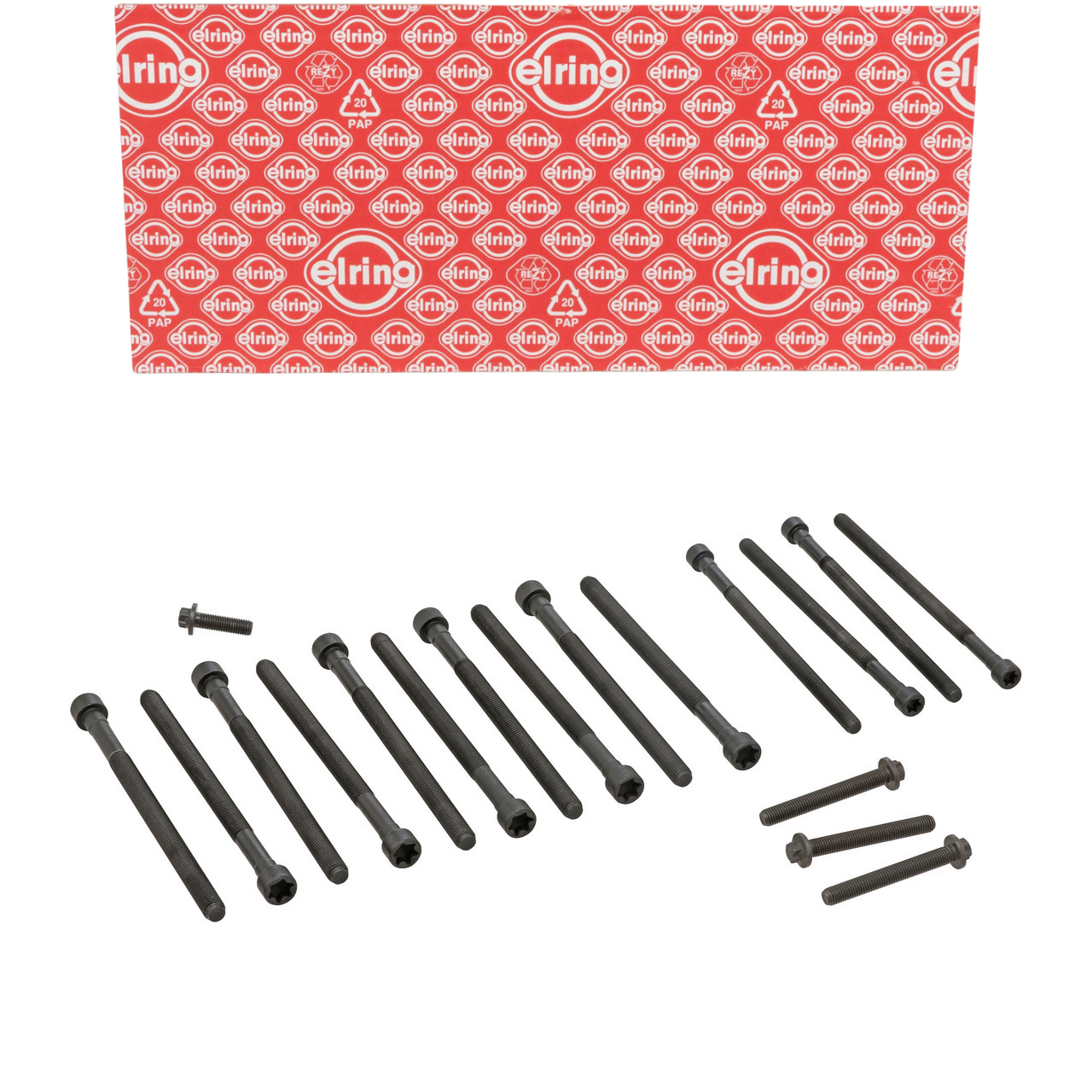 18x ELRING 459.450 Zylinderkopfschraube für BMW F20 E81-88 E90-93 F30/31 F10/11 F01 N54/55