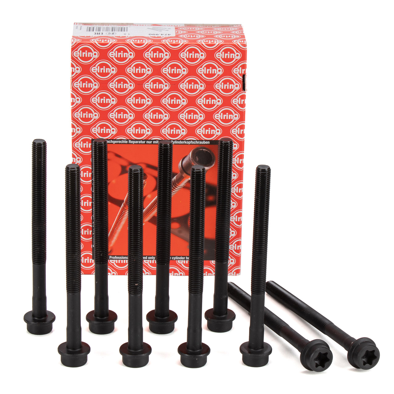10x ELRING Zylinderkopfschraube für PORSCHE Cayenne (92A) Panamera (970) 94810418110