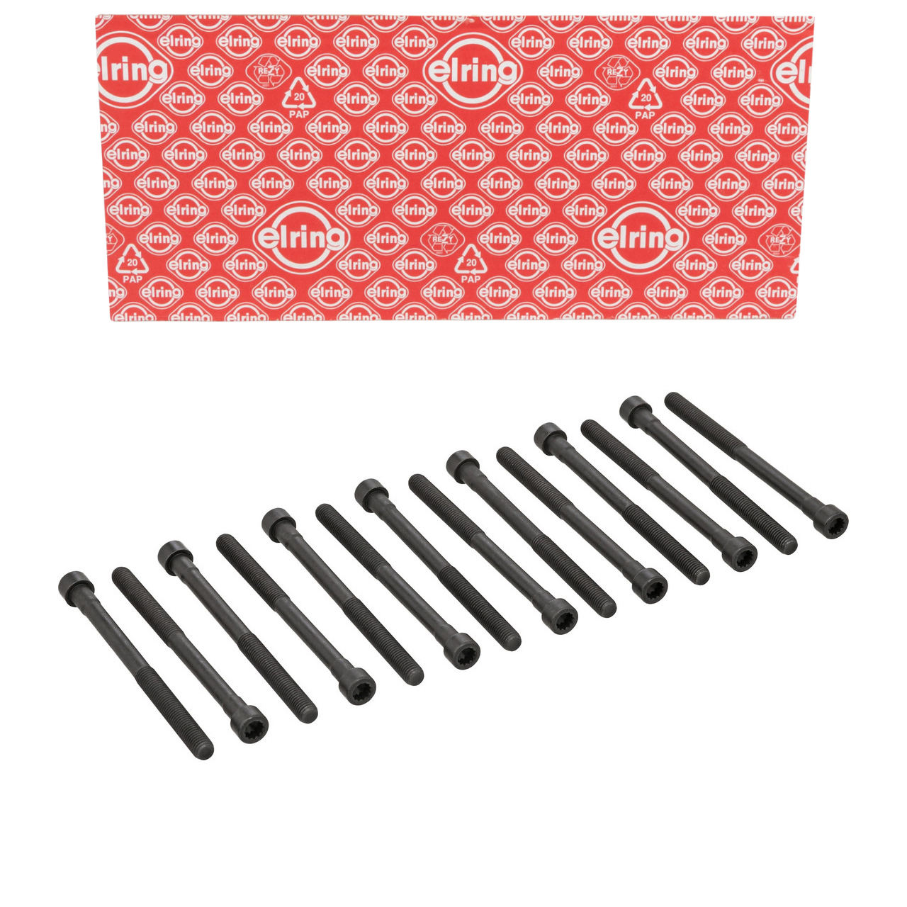 14x ELRING 759.640 cylinder head bolt M12x1.75x160 for MERCEDES W124, W202, W210, M104