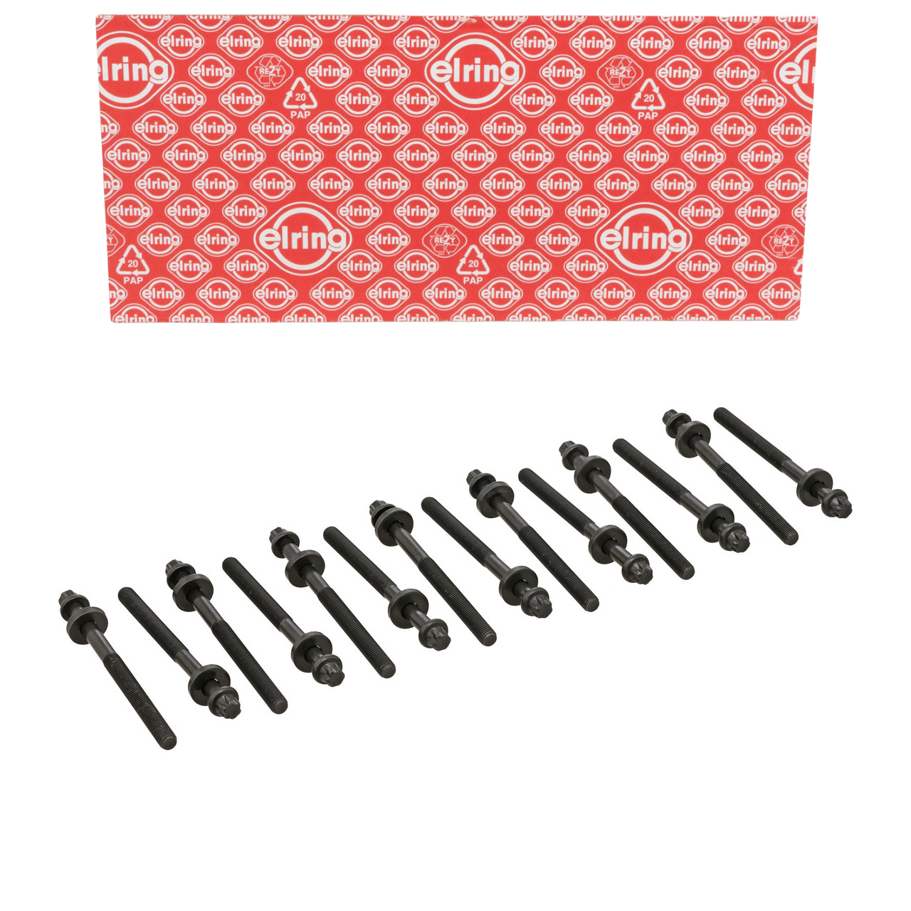 14x ELRING 802.801 Zylinderkopfschraube M12x1,5x147 f&uuml;r BMW 3er 5er 7er X3 X5 M51 M57