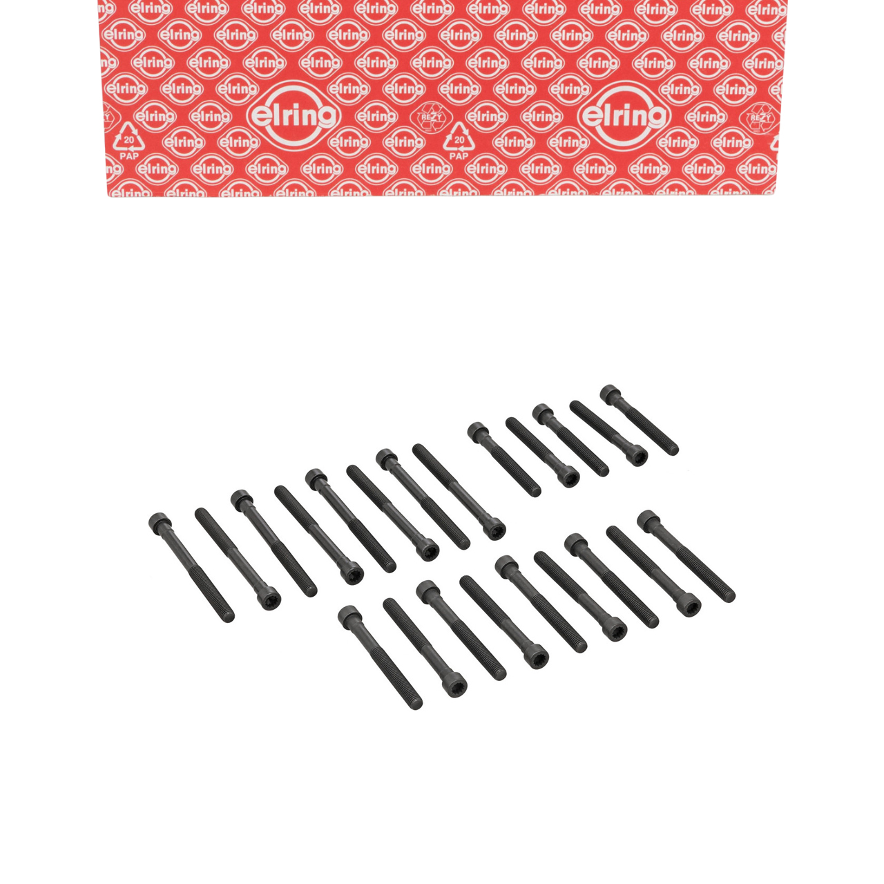 22x ELRING 820.210 Zylinderkopfschrauben M12 f&uuml;r MERCEDES W123 W460 W116 W126 300D OM617