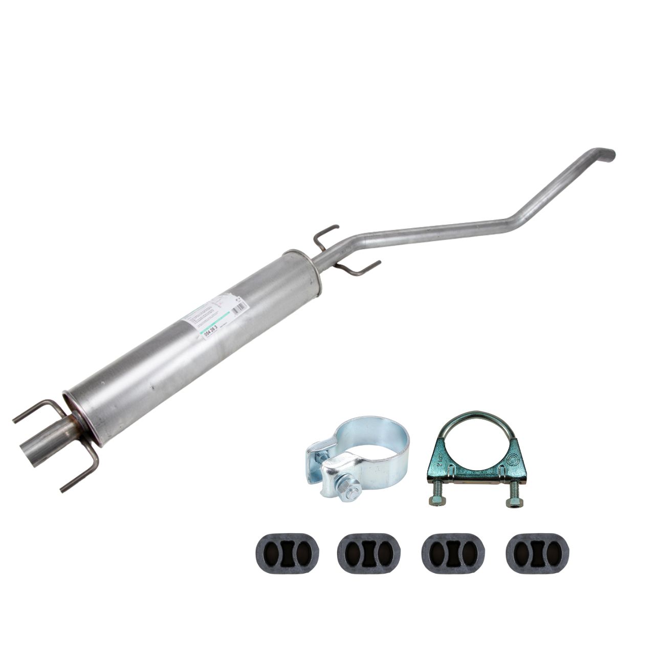 ERNST Mittelschalld&auml;mpfer + Anbausatz f&uuml;r OPEL Astra H Caravan 1.6 1.8 105-140 PS