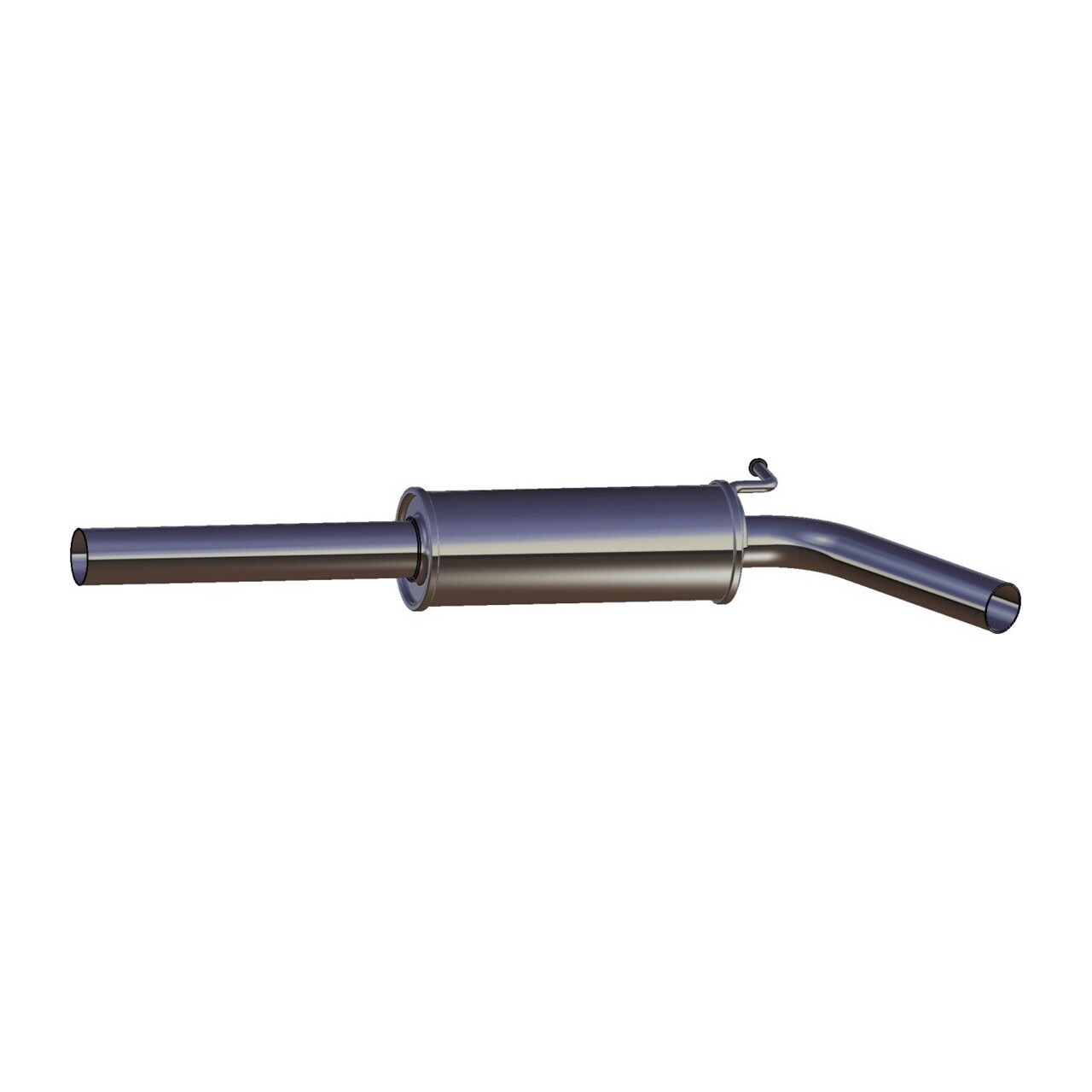 ERNST 115148 Mid-muffler for VW Polo 5, SEAT Ibiza 4, Fabia 3 1.2 TSI 6C0253209