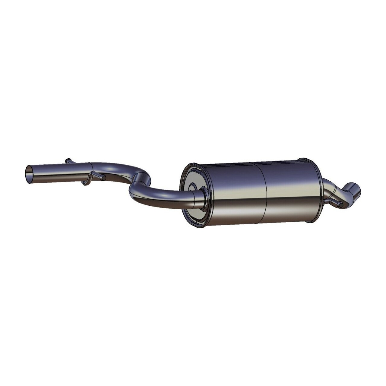ERNST 140157 Mittelschalld&auml;mpfer f&uuml;r VW Golf 5 6 / Plus AUDI A3 8P 1.4 TSI 122/125 PS