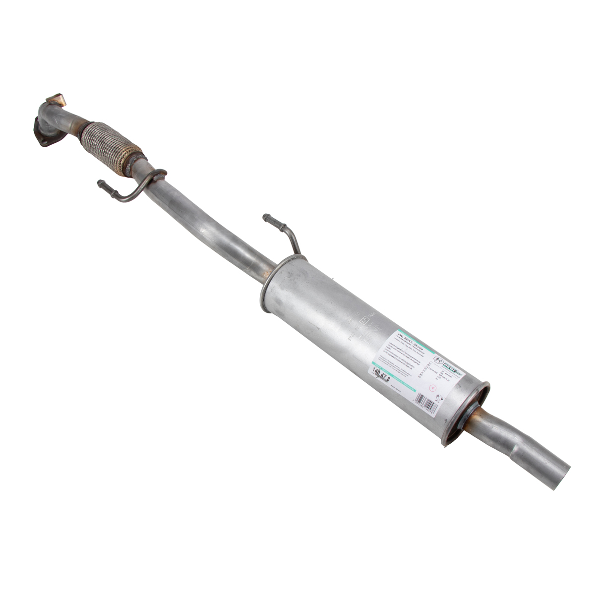 ERNST 140478 Vorschalld&auml;mpfer f&uuml;r VW Polo 4 5 SEAT Ibiza 3 4 Fabia 1 2 1.2 6R0253059CJ