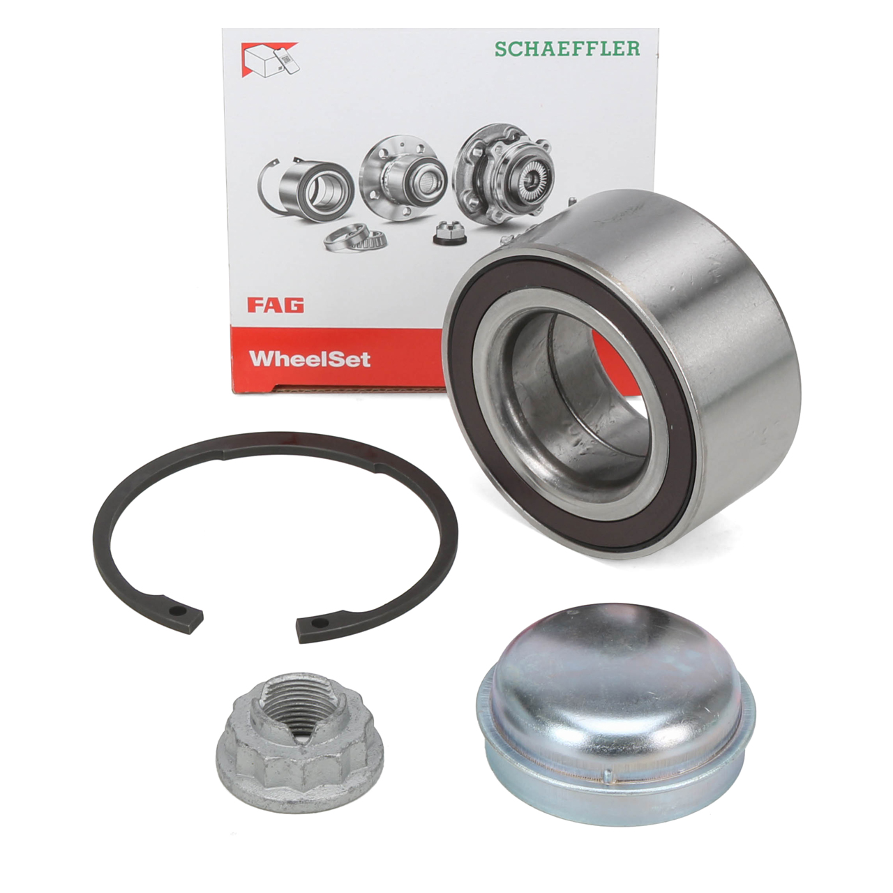FAG Wheel Bearing Kit - Wheel Bearings for Mercedes-Benz W169 W245 150-200 180-200 CDI (Front) 1699810006