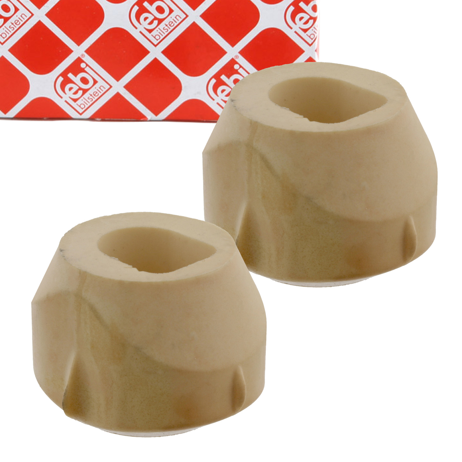 2x febi 23537 Anschlagpuffer Motoraufh&auml;ngung f&uuml;r AUDI A4 B6 B7 A6 C5 C6 A8 vorne 8E0199339