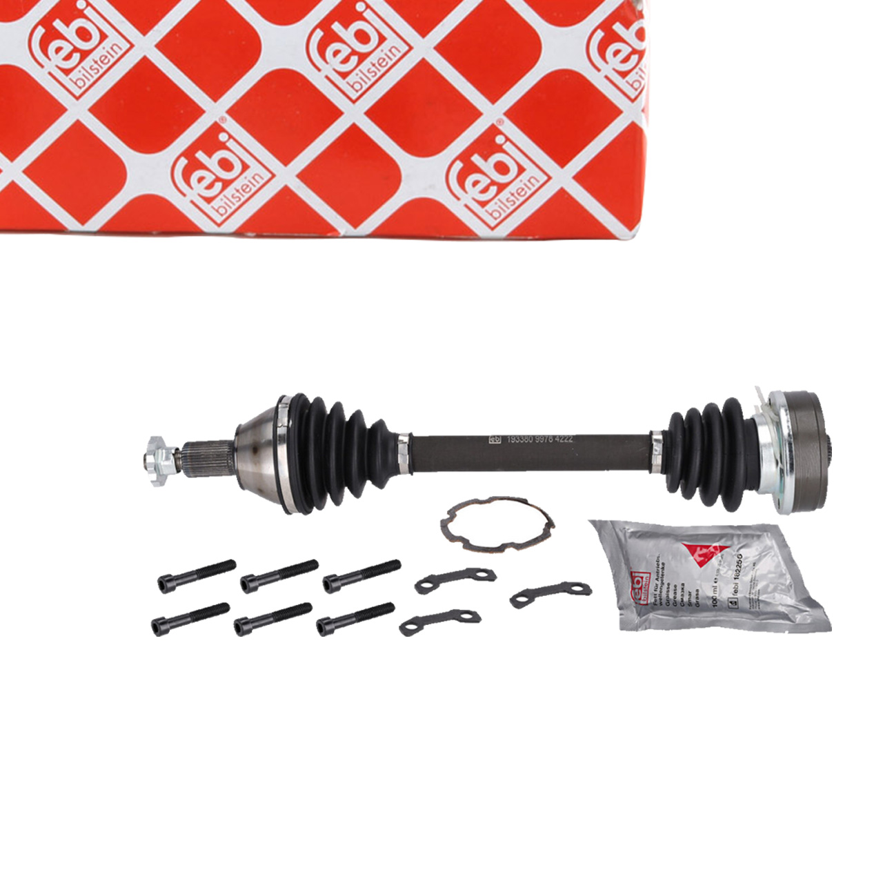febi 193380 Antriebswelle Gelenkwelle Satz f&uuml;r VW Fox Polo 4 Vorderachse links 6QE407271C