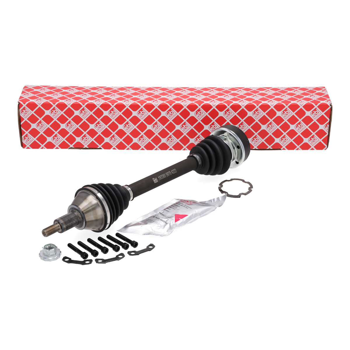 febi 193380 Antriebswelle Satz f&uuml;r VW Fox 1.2 1.4 PR-1N2 mit ABS vorne links 6QE407271H